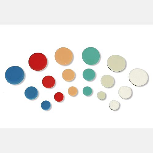 Dino KRAFTPAKET Polierschwamm-Set 18-Teilig 40mm 55mm 80mm Polierpad Set (Schaumstoff, Mikrofaser & Wolle) für Poliermaschine von Dino KRAFTPAKET