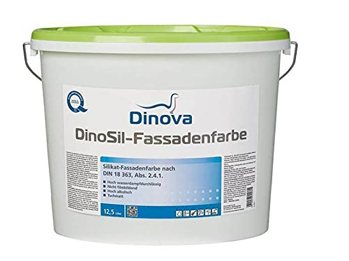 Dinova Dinosil Fassadenfarbe 12,5 Liter weiß von Dinova