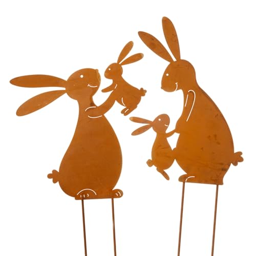 Dio only for you 2er Set Blumenstecker Hasenfamilie | Osterhase Ostern | Gartenstecker Gartendeko | 34 cm Dio only for you 2er Set Blumenstecker Hasenfamilie | Osterhase Ostern | Gartenstecker Gartendeko | 34 cm von Dio only for you
