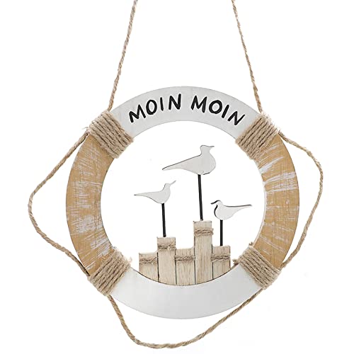 Dio only for you Dekohänger Rettungsring Moin | Möwe See Meer Deko| Dekohänger Holz Schild | 19 cm Dio only for you Dekohänger Rettungsring Moin | Möwe See Meer Deko| Dekohänger Holz Schild | 19 cm von Dio only for you