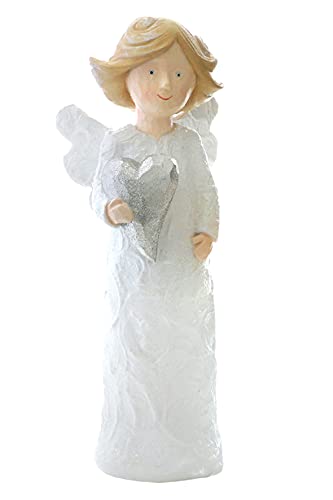 Dio only for you Engel weiß mit Herz | Engelfigur Dekofigur Zierfigur Figur | Schutzengel | 20 cm Dio only for you Engel weiß mit Herz | Engelfigur Dekofigur Zierfigur Figur | Schutzengel | 20 cm von Dio only for you