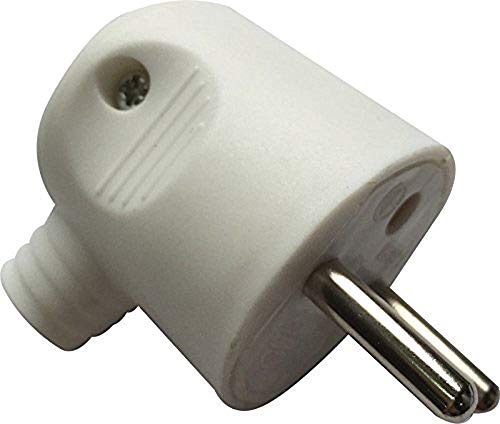 Dio DIO043062 Stecker 2-polig + Erde Output, frontal, weiß von Voltman