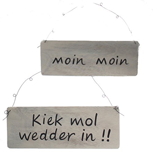 Dio Holzschild Moin Moin/Kiek MOL Wedder in !! 15 cm lang Dio Holzschild Moin Moin/Kiek MOL Wedder in !! 15 cm lang von Dio