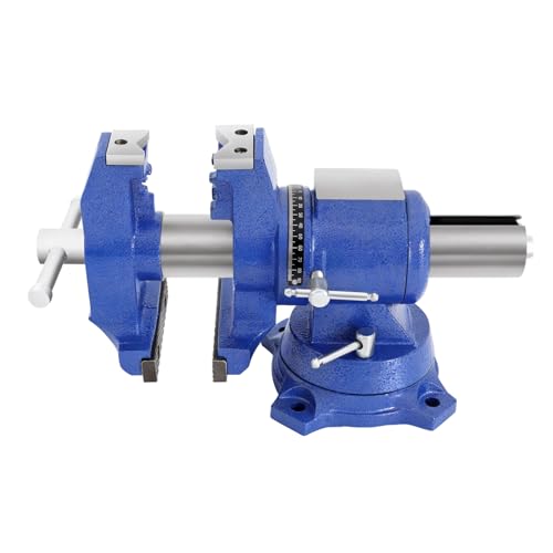 DioPaiB Schraubstock 100mm Spannweite Multifunktionaler Tischschraubstock 35 x 20 x 10 cm Parallelschraubstock 360° Drehbar Schraubstock Groß, für Holzbearbeitung, Handwerker von DioPaiB