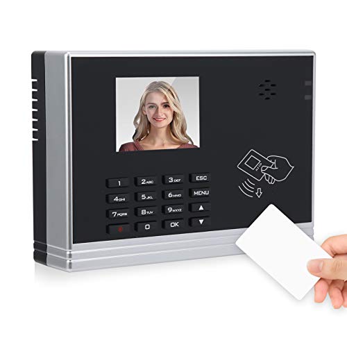 2.8 Zoll Zeiterfassung Maschine Digitale Zeiterfassung USB TCP/IP-Mitarbeiterverwaltung Zeitschaltuhr Check-in-Rekorder mit Kartenleser-PIN-Passwort(EU) von Dioche