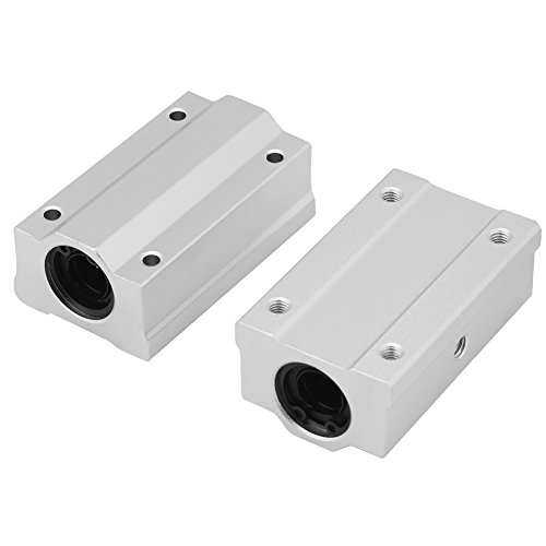 2 Stück 12 Mm SCS12LUU Aluminiumlegierung Linear Motion Kugellager Gleitblock für CNC Open Linear Bearing Solid Block von Dioche