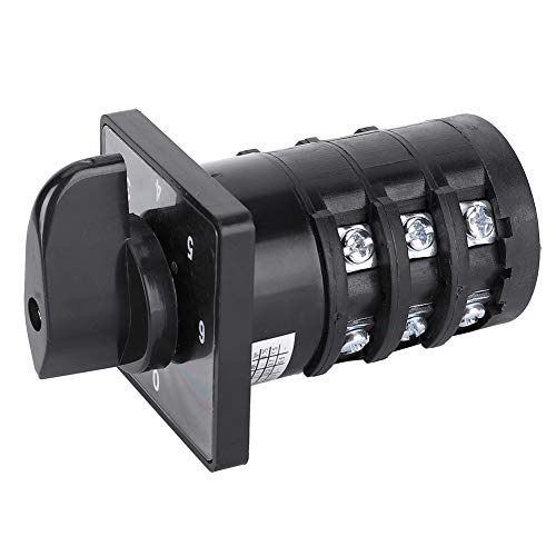 Dioche Drehschalter, 500 V, 20 A, 4 W, 7 Positionen Wechselschalter mit 12 Anschlüssen, 0-1-2-3-4-5-6-Verriegelung von Dioche