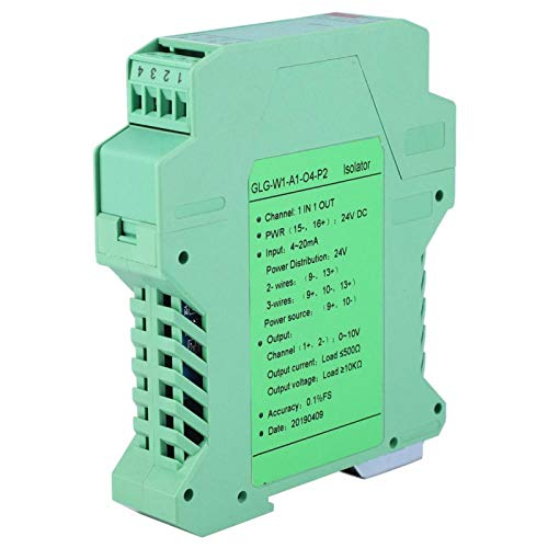 DC Signalaufbereiter DC 24 V DC Modul Signal Isolator Transmitter Conditioner 4-20 mA SPS-Erkennungssignalaufbereiter GLG (Ein Eingang und ein Ausgang 4-20mA bis 0-10V) von Dioche