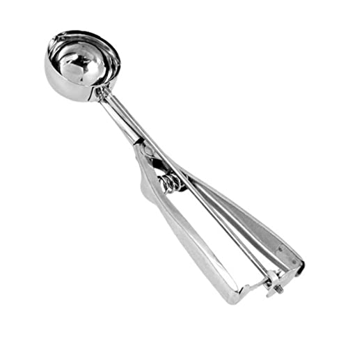 Dioche Eiscreme Schaufel Edelstahl Keksschaufel Keksteig Scoop mit Trigger -Release -Küchenwerkzeug für Gelato -Melone, Sundae (6cm) von Dioche