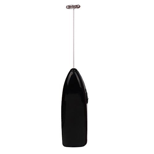 Dioche Handheld Electric Milk Frother Mixer, Energiesparende Leichte Tragbare Kaffeetränk -Rührer mit Ständer für Home Cafe Office Küche (BLACK) von Dioche