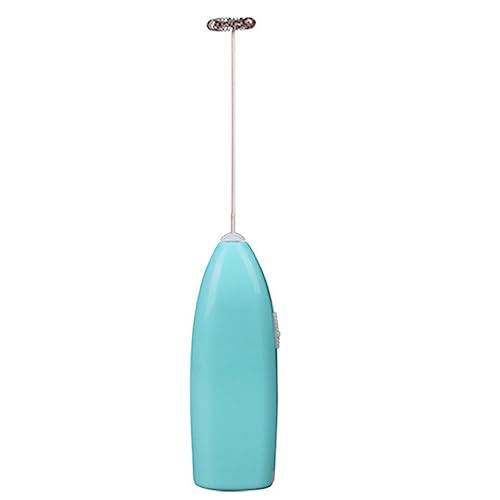 Dioche Handheld Electric Milk Frother Mixer, Energiesparende Leichte Tragbare Kaffeetränk -Rührer mit Ständer für Home Cafe Office Küche (BLUE) von Dioche