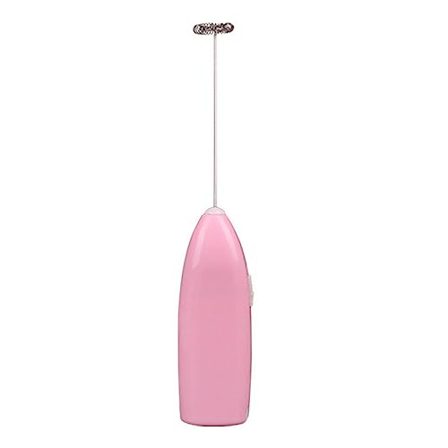 Dioche Handheld Electric Milk Frother Mixer, Energiesparende Leichte Tragbare Kaffeetränk -Rührer mit Ständer für Home Cafe Office Küche (PINK) von Dioche