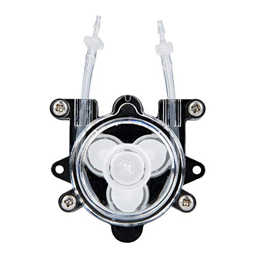 Dioche Hochwertige Mini-Peristaltikpumpe für Labor-Biotechnik G528 DC 12V Peristaltische Flüssigkeitspumpe Mini-Dosierpumpe 0-23ml/min 0-65ml/min 0-150ml/min(1 * 3 (Rohr)) von Dioche