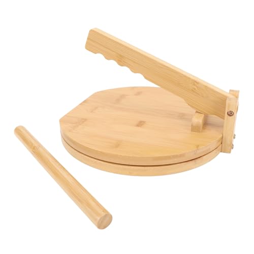 Dioche Holz -Tortilla -Presse mit 50 Pergamentpapier, Runde Mais -Tortilla -Presse für Hausgemachte Mexikanische Tortilla, Roti, Chapati, Taco Dioche Holz -Tortilla -Presse mit 50 Pergamentpapier, Runde Mais -Tortilla -Presse für Hausgemachte Mexikanische Tortilla, Roti, Chapati, Taco von Dioche