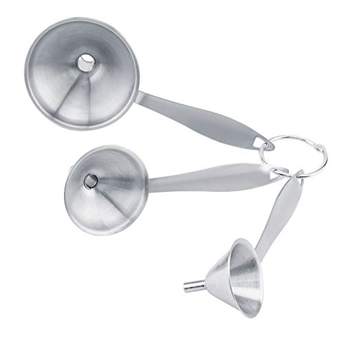Dioche Küchentrichter Set Edelstahl Großer Mittelgroßer Trichter Set Kitchen -Trichter mit Hängendes Loch Zum Übertragen von Ölwein Flüssigem Pulver Praktisches Küchenwerkzeug Dioche Küchentrichter Set Edelstahl Großer Mittelgroßer Trichter Set Kitchen -Trichter mit Hängendes Loch Zum Übertragen von Ölwein Flüssigem Pulver Praktisches Küchenwerkzeug von Dioche