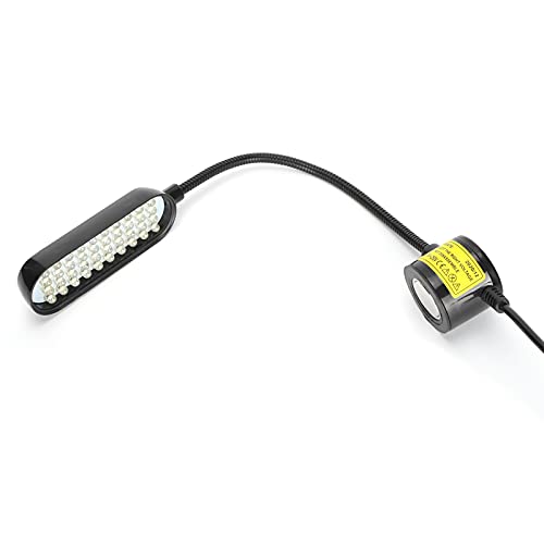 Dioche LED-Energiesparlampe, Nähmaschinenlicht, Farbtemperatur: 6000–6500 K, LED-Autolicht, Nähmaschinenlampe, 360 Grad Verstellbarer Schlauchmagnet, Nähmaschinen-Werkzeug-Arbeitslampe von Dioche