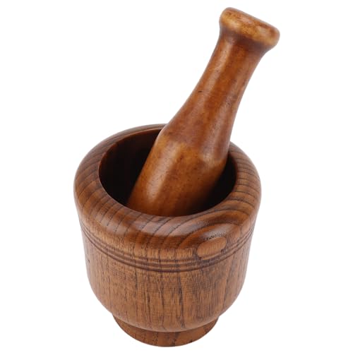 Dioche Stößel und Mörtelschale, Knoblauchmühle Schüssel Machacador Holz Mörtel und Stößel Set Jujube Holz Crushing Bowl Mehrzweck Mischschleife für Haushalt Restaurant Dioche Stößel und Mörtelschale, Knoblauchmühle Schüssel Machacador Holz Mörtel und Stößel Set Jujube Holz Crushing Bowl Mehrzweck Mischschleife für Haushalt Restaurant von Dioche