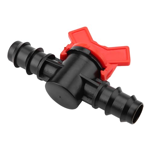 Dioche Vielseitiger Aquarium -Wasserflussregelventil 1/4 '' - Plastikfischtankschlauchanschluss Einstellbares Wasserrohrventil für Aquariumschlauchsysteme (3-Punkte-Regulierungsventil mit gleichem) von Dioche