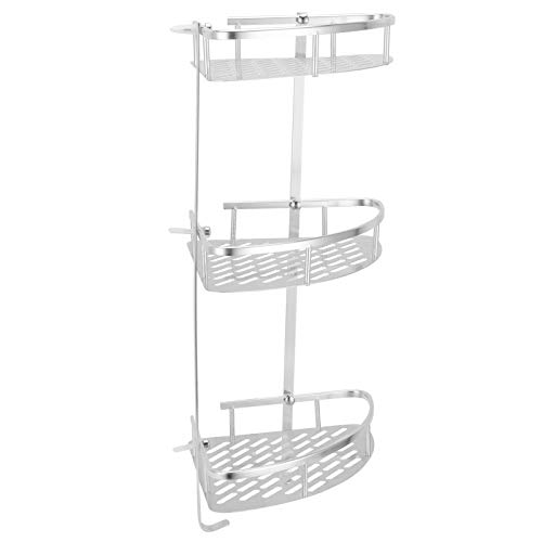 Duschablage Duschablage Aluminium Silber 3 Ebenen Eckduschablage Wandmontage Duschorganisator Lagerregal für Toilette Küche Duschablage Duschablage Aluminium Silber 3 Ebenen Eckduschablage Wandmontage Duschorganisator Lagerregal für Toilette Küche von Dioche
