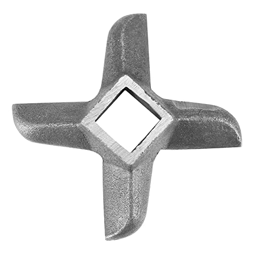 Fleischwolfmesser Größe 5 Professionelles Kreuzförmiges Professionelles Stahlküchenkleingerät Fleischwolfklinge Fleischwolf Cutter Teil (Nr.10) von Dioche