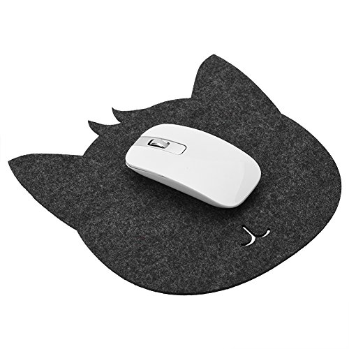 Freunde Pad Matte Filz Katze Shapei Statische Filze Tisch Pad Büro Staubdicht Schreibtisch Pads Kaffee (Dunkelgrau) von Dioche