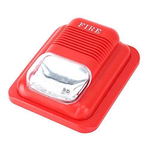 Garage Feuermelder Feueralarm Strobe Rot DC12V 24V Ton und Licht Brandschutz Alarm Warnung Strobe Sirene Alarm Sicherheitssystem von Dioche