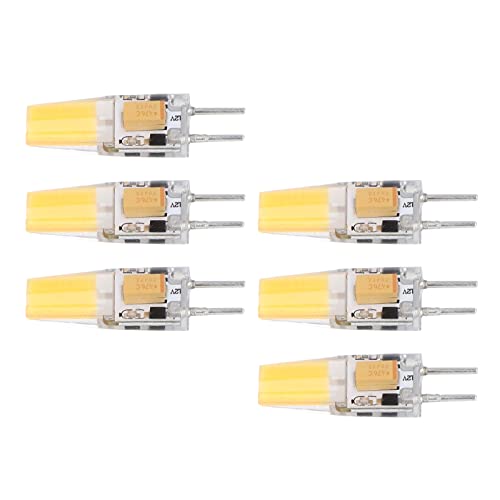 Gy6.35 Led Dimmbar 6 Stück Gy6.35 Bulb Bi-Pin Sockel 5W Ac DC12V Cob Light Warmweiß 2700K-3000K Deckenleuchten für Wohnzimmer von Dioche