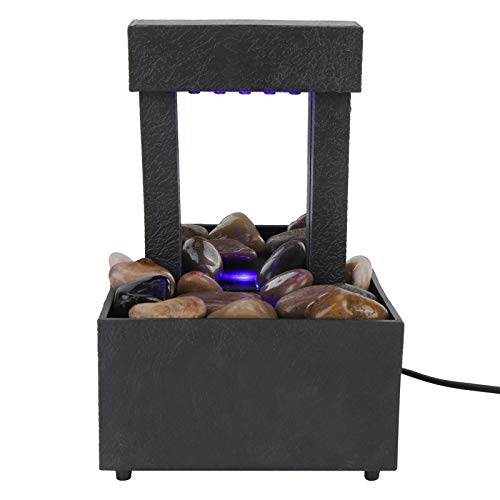 Indoor Desktop Brunnen Wasserfall,Zimmerbrunnen Mit LED Beleuchtung Geschichtetes Design Tischbrunnen mit Flussfelsen Für Wohnzimmer 16.5 x 11 x 9 cm Indoor Desktop Brunnen Wasserfall,Zimmerbrunnen Mit LED Beleuchtung Geschichtetes Design Tischbrunnen mit Flussfelsen Für Wohnzimmer 16.5 x 11 x 9 cm von Dioche
