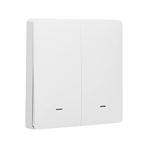 Lichtschalter Sprachsteuerung APP-Steuerung Intelligenter Lichtschalter 86 Typ Wandlichtschalter für TUYA ZigBee Wandschalterpanel(2-Wege) von Dioche