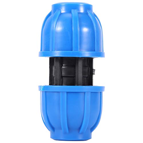 Dioche Rohrverbinder Gerader Verbinder 5 Stück PE Kunststoff 20 MM Bis 20 MM Gerader Wasserrohrverbinder Rohrverbindungsadapter von Dioche
