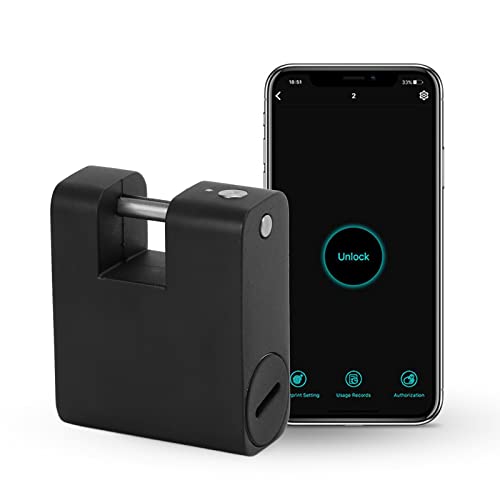 Smart Bluetooth APP Lock Keyless Bluetooth Elektronisches Vorhängeschloss Keyless Anti-Diebstahl-Schloss für Gepäckkoffer-Taschen-Schrank von Dioche