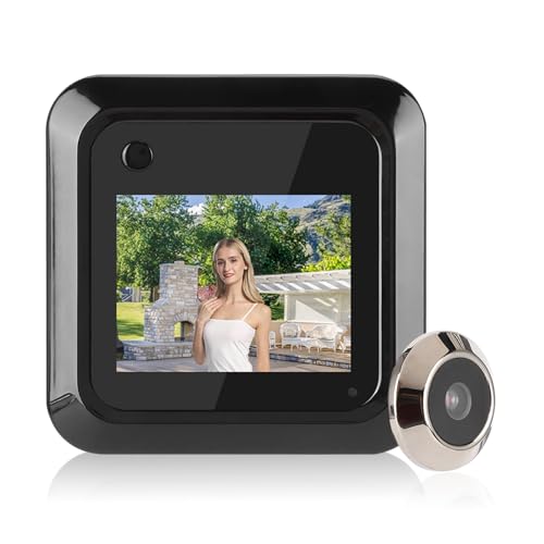 Smart Türspion 2,4-Zoll-Smart Door Viewer TFT-LCD-Display 0,3 MP 95 ° Weitwinkelkamera Fotoaufnahme Smart Door Zubehör Mit Integrierter Speicherfunktion Können Sie Keinen Besucher Verpassen von Dioche