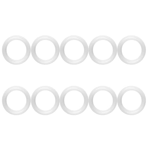 Dioche Tri-Clamp Dichtung Silikon 10er Set 1,5 Sanitär-Klemmhülse Silikon-Dichtungsring Unterlegscheibe von Dioche