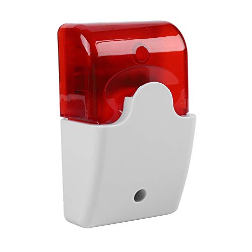 Wired Strobe Alarm Sirene DC 12V Sound Light Alarm Hohe Helligkeit Hohe Dezibel Blinklicht Strobe Sirene Light Sound Sirene Home Security Alarmsystem von Dioche
