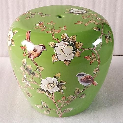 Diodceraic Keramischer Trommelgartenhocker, klassisches chinesisches Design für Außenlaubendekoration und Akzent im Innenwohnzimmer(B3) von Diodceraic