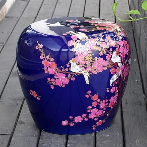 Diodceraic Keramischer Trommelgartenhocker, klassisches chinesisches Design für Außenlaubendekoration und Akzent im Innenwohnzimmer(C1) von Diodceraic