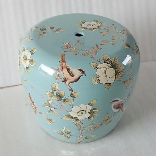 Diodceraic Keramischer Trommelgartenhocker, klassisches chinesisches Design für Außenlaubendekoration und Akzent im Innenwohnzimmer(C7) von Diodceraic