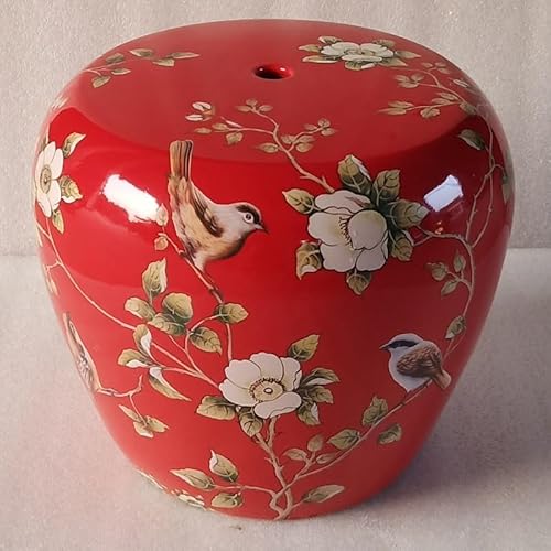 Diodceraic Keramischer Trommelgartenhocker, klassisches chinesisches Design für Außenlaubendekoration und Akzent im Innenwohnzimmer(F1) von Diodceraic