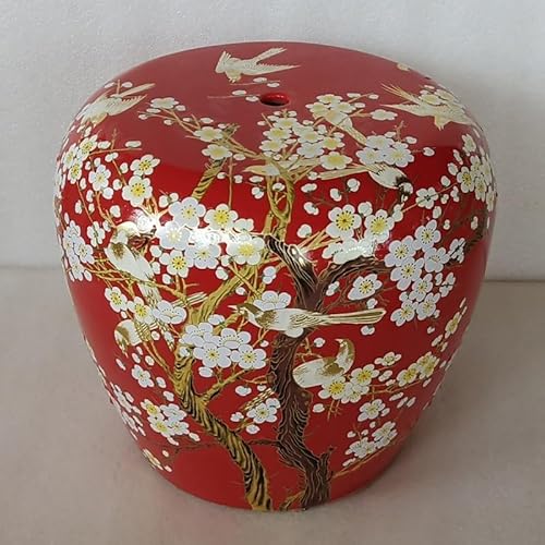 Diodceraic Keramischer Trommelgartenhocker, klassisches chinesisches Design für Außenlaubendekoration und Akzent im Innenwohnzimmer(F3) von Diodceraic