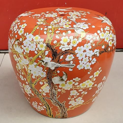 Diodceraic Keramischer Trommelgartenhocker, klassisches chinesisches Design für Außenlaubendekoration und Akzent im Innenwohnzimmer(G1) von Diodceraic