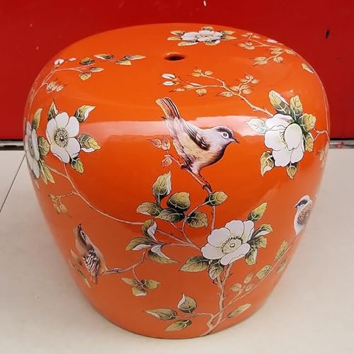 Diodceraic Keramischer Trommelgartenhocker, klassisches chinesisches Design für Außenlaubendekoration und Akzent im Innenwohnzimmer(G2) von Diodceraic