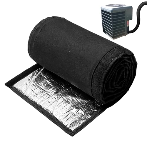 AC-Kupferrohrabdeckung, Klimaanlagenkanal 3Layer Kupferrohr Isolationsabdeckung, Schlauchk-Entlüftungsabdeckung, Staubschutzabdeckung Für Kleine Split-Systeme, Wärmepumpensysteme, 26x9x9cm von Dioeazh