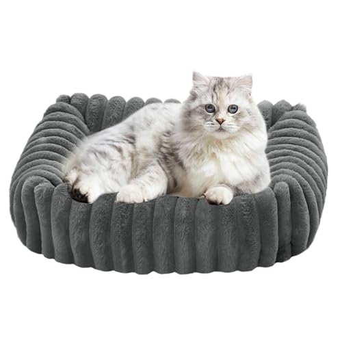 Dioeazh Katzen Kuschel Sofa | Waschbares Katzenbett Mit Wärmefunktion | Haustierhäuser Für Schlafzimmer Wohnzimmer Balkon Reise Outdoor von Dioeazh
