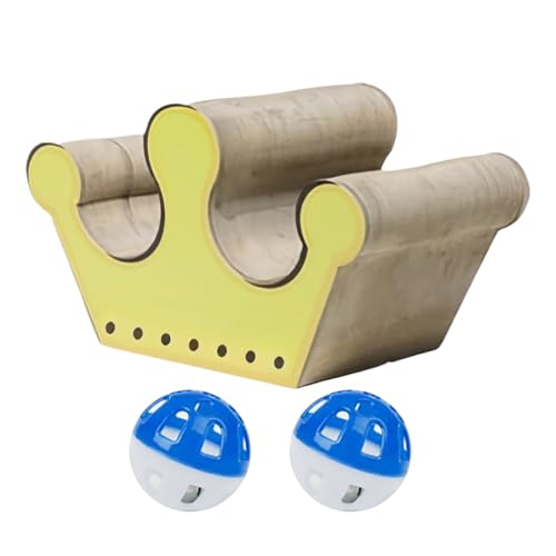 Dioeazh Katzenkratzbrett | Magnetisches Kratzspielzeug Für Katzen | Wellpappe Kratzbrett Mit Ball Zum Klettern Ruhen Wohnbereich Boden Ecke Drinnen Draußen Dioeazh Katzenkratzbrett | Magnetisches Kratzspielzeug Für Katzen | Wellpappe Kratzbrett Mit Ball Zum Klettern Ruhen Wohnbereich Boden Ecke Drinnen Draußen von Dioeazh