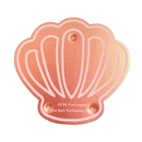 Dioeazh Kupfer Vogelbad Scheibe | Rustikale Vogelbad-Reinigungsplatte | Mit Dreipunkt-Stütze Und Wetterbeständiger Schale Für Den Einsatz Im Garten, Auf Der Terrasse, Im Rasen, Hof von Dioeazh