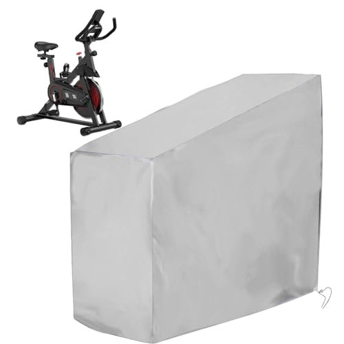 Fahrradabdeckung Wasserdicht, 58x113x123x142cm Oxford Abdeckung Für Heimtrainer Fahrrad With Kordelzug, Geeignet Für Den Innen- Und Außenbereich, Passend Für Bis Zu 65 Zoll von Dioeazh