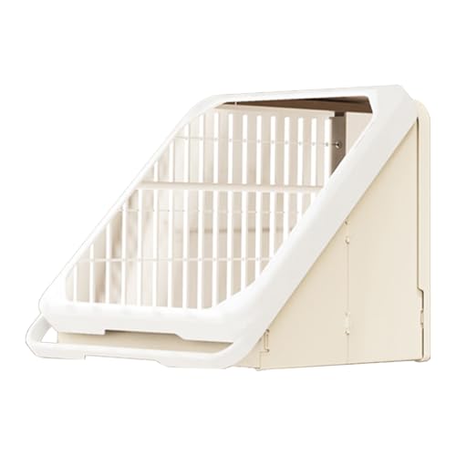 Faltbare Aufbewahrungsbox Für Badezimmer, Wasserdichter Wand-Klappschrank, Platzsparende Regale Für Studentenwohnheim, Wäscherei, Küche, Eingangsbereich, Reisen, Garage, Schlafzimmer, Toilett, 42x38cm von Dioeazh