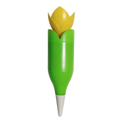 Tropfbewässerungsmaschine In Tulpenform, Automatisches Bewässerungsartefakt, Automatischer Pflanzeinsatz-Tropfer Für Topfblumen, Sukkulenten, Zimmerpflanzen, Gemüse, Gewächshaus, 6x6x23cm von Dioeazh