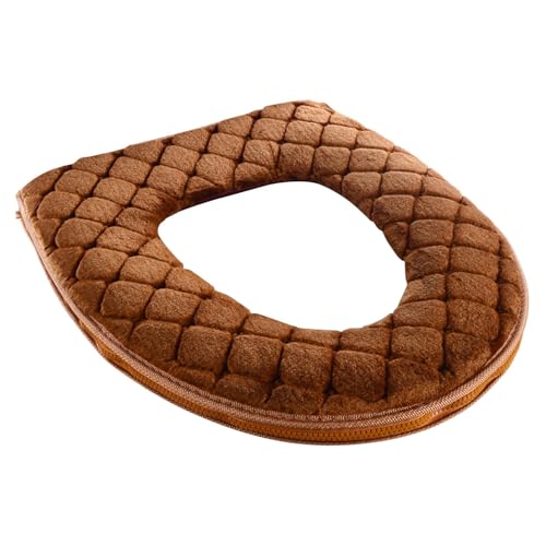 WC-Sitz Cover Dicker Toilettensitzbezug Kissen Pads, Toiletten Warm WC Sitzbezüge, Warm WC-Sitz Matte Warm Toilettensitzpolster Mit Reißverschluss WC-Sitz Cover Dicker Toilettensitzbezug Kissen Pads, Toiletten Warm WC Sitzbezüge, Warm WC-Sitz Matte Warm Toilettensitzpolster Mit Reißverschluss von Dioeazh