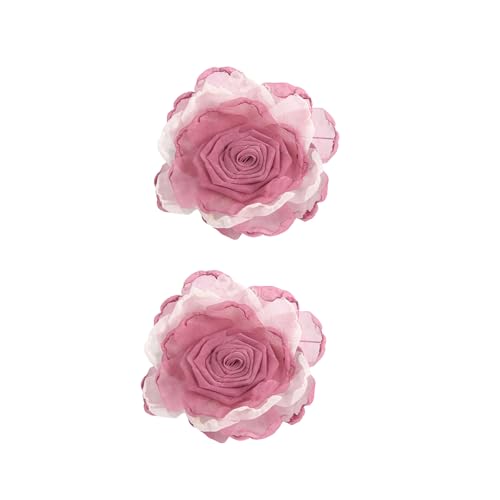2 Stück Blumen Fenster Vorhang Clips Metall Federklemmen Schnallen Blume Vorhang Raffhalter Home Dekorative Accessoires Vorhang Raffhalter Clips von Diogeynu